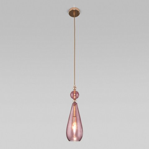 Подвесной светильник Eurosvet Ilario 50202/1 пурпурный