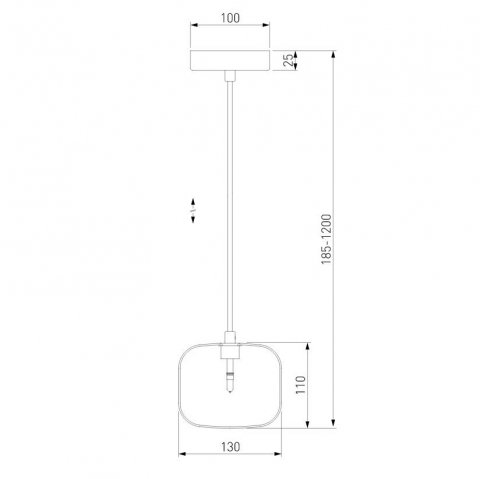 Подвесной светильник Eurosvet Jar 50128/1 хром