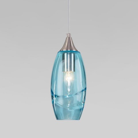 Подвесной светильник Eurosvet Lotus 50222/1 голубой