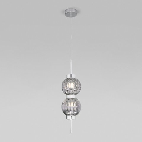 Подвесной светильник Eurosvet Plaza 50186/2 хром