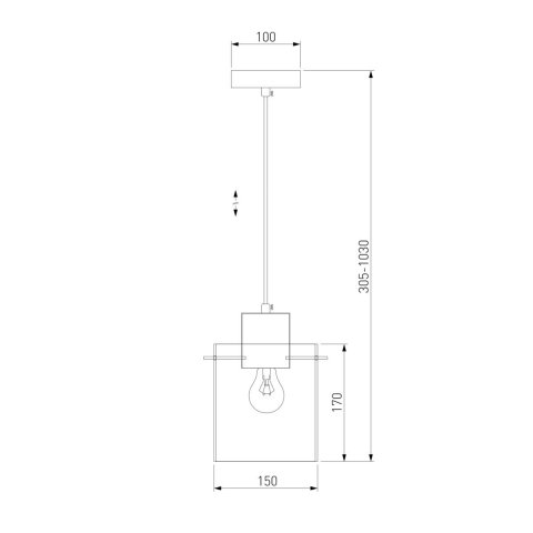 Подвесной светильник Eurosvet Trim 50227/1 дымчатый