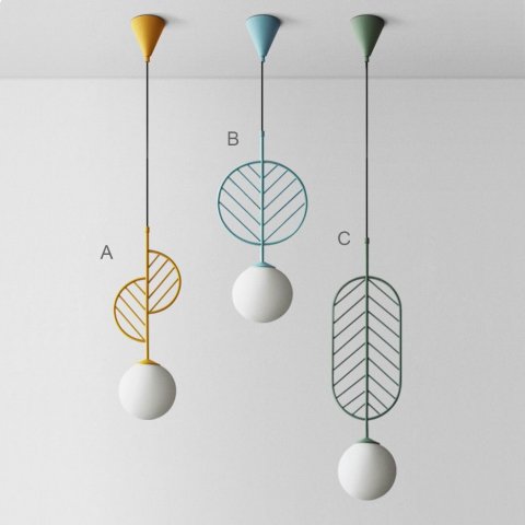 Подвесной светильник Imperium Loft Leaf 178146-26