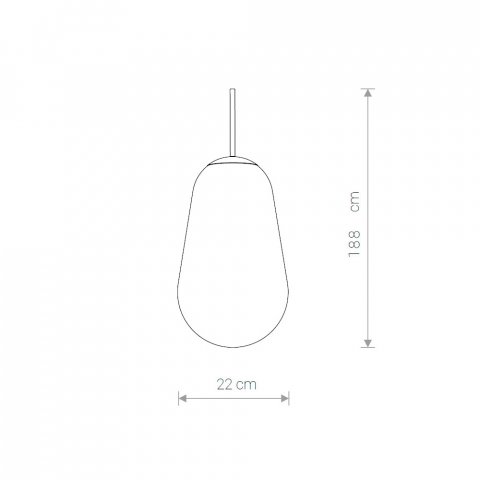 Подвесной светильник Nowodvorski Pear M 8672