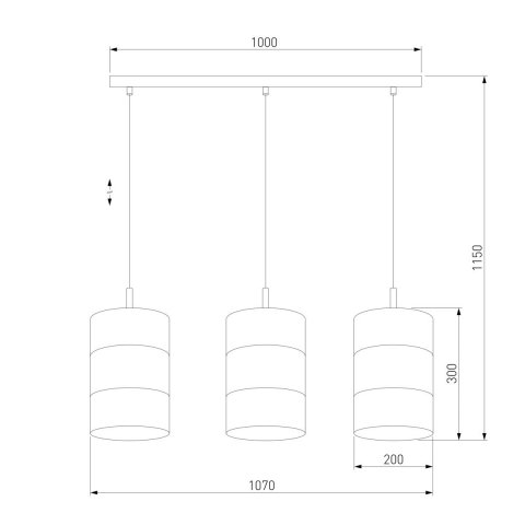 Подвесной светильник TK Lighting 3215 Bogart Black