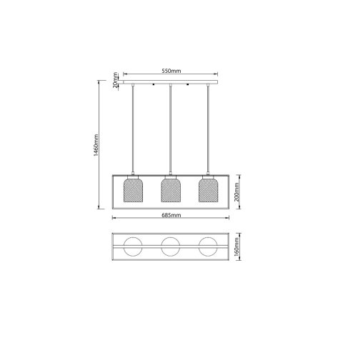 Подвесной светильник Vele Luce Morrison VL5472P03