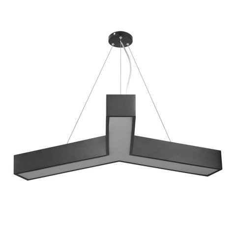 Подвесной светодиодный cветильник Geometria ЭРА Igrek SPO-143-B-40K-056 56Вт 4000К черный Б0050571