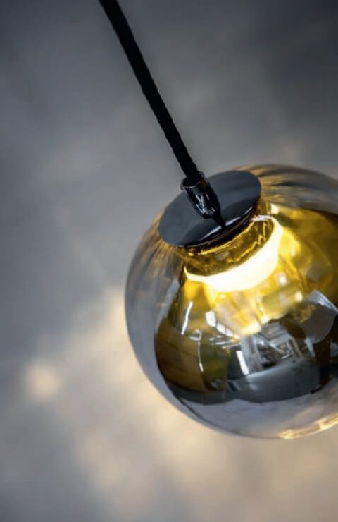 Подвесной светодиодный светильник Contardi Kubric So Chrome