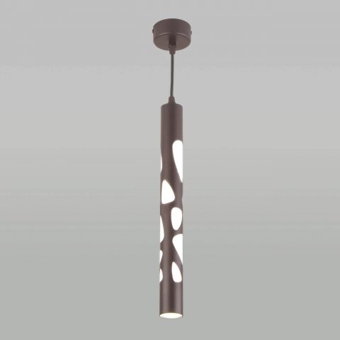 Подвесной светодиодный светильник Elektrostandard DLR037 12W 4200K кофейный a044558