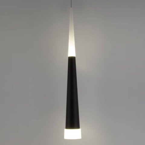 Подвесной светодиодный светильник Elektrostandard DLR038 7+1W 4200K черный матовый a044560