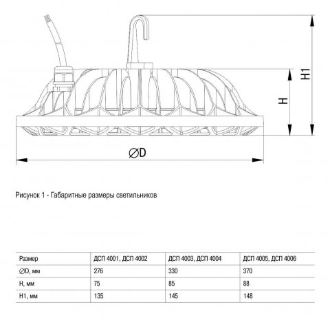 Подвесной светодиодный светильник IEK ДСП LDSP0-4001-100-40-K23