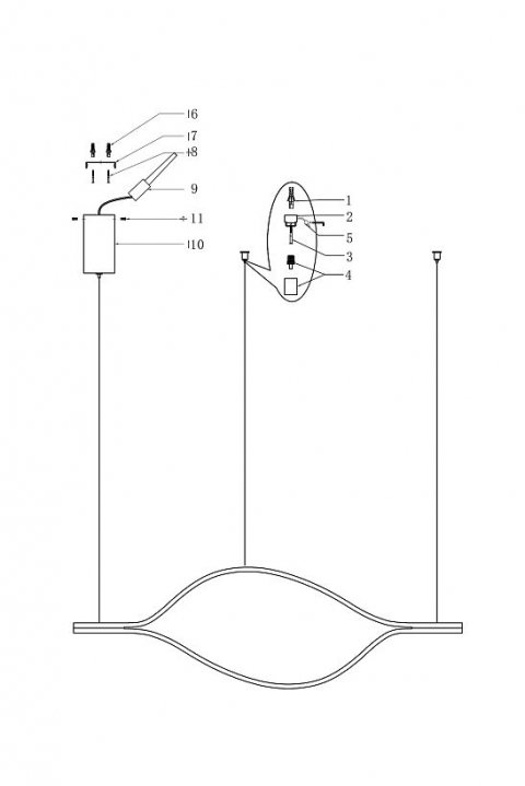 Подвесной светодиодный светильник Imperium Loft Tape Light 149481-49
