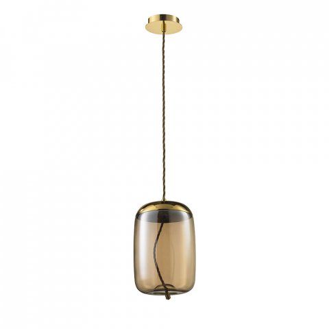 Подвесной светодиодный светильник Lumien Hall Avila LH4110/1PB-GD-AM