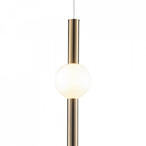 Подвесной светодиодный светильник Lumien Hall Greniya LH8023/1PA-GD-WT