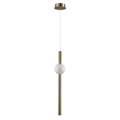 Подвесной светодиодный светильник Lumien Hall Greniya LH8023/1PA-GD-WT