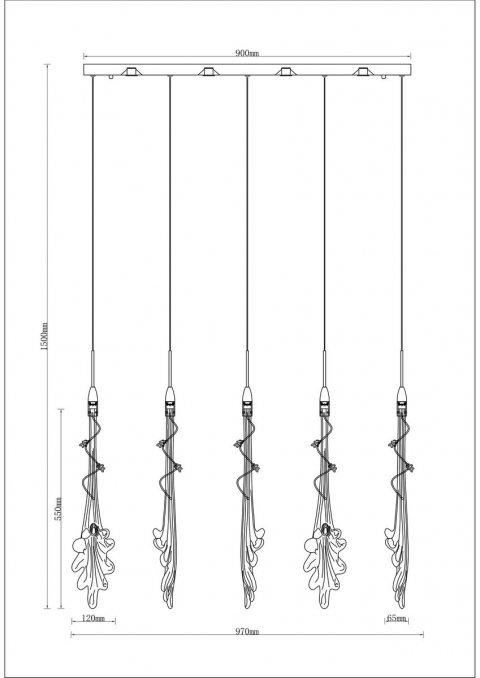 Подвесной светодиодный светильник Moderli Melburn V9021-PL