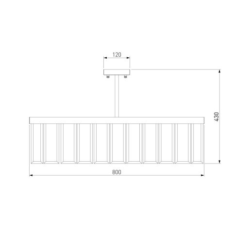 Потолочная люстра Bogates Eclipse 357/8 Smart