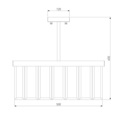 Потолочная люстра Bogates Eclipse 358/5 Smart