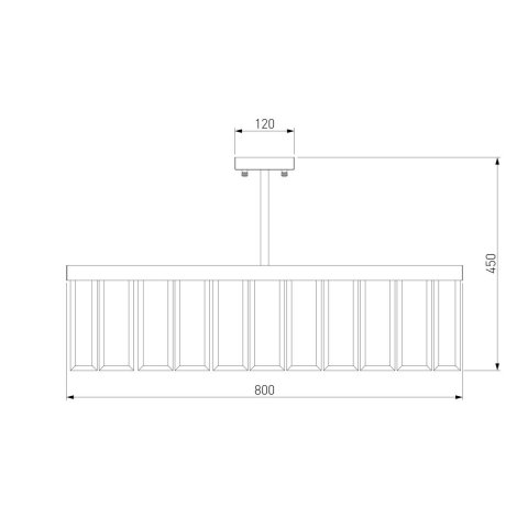 Потолочная люстра Bogates Eclipse 358/8 Smart