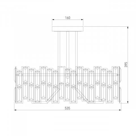 Потолочная люстра Bogates Zolletta 339/5 Strotskis Smart