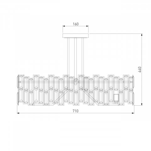 Потолочная люстра Bogates Zolletta 339/8 Strotskis Smart