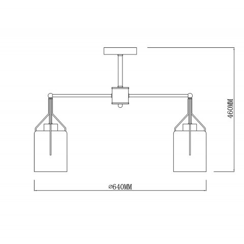 Потолочная люстра Escada DIVITA 688/5P