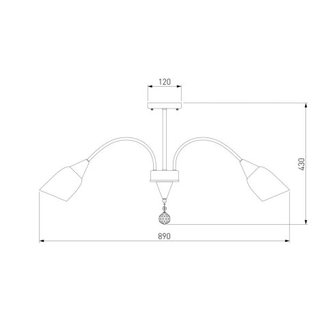Потолочная люстра Eurosvet 30149/8 золото