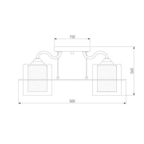Потолочная люстра Eurosvet 30160/5 хром