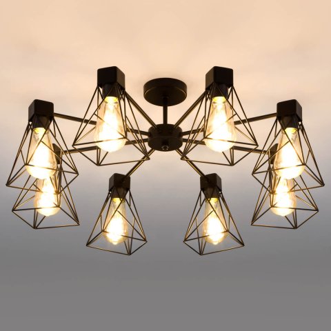 Потолочная люстра Eurosvet 70107/8 черный