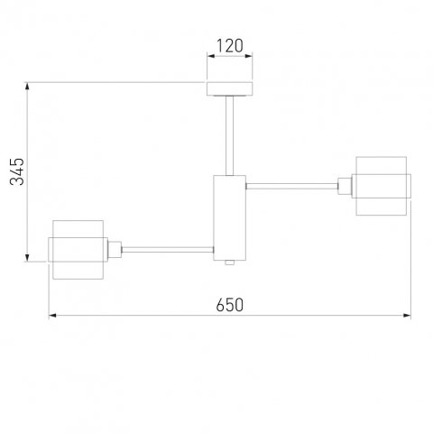 Потолочная люстра Eurosvet Arcada 70127/6 черный