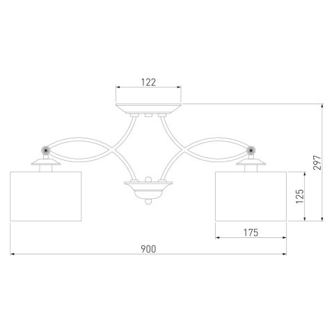 Потолочная люстра Eurosvet Fabiola 60124/8 хром Smart