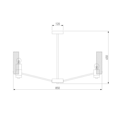 Потолочная люстра Eurosvet Grino 70139/8 никель
