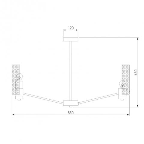 Потолочная люстра Eurosvet Grino 70139/8 никель