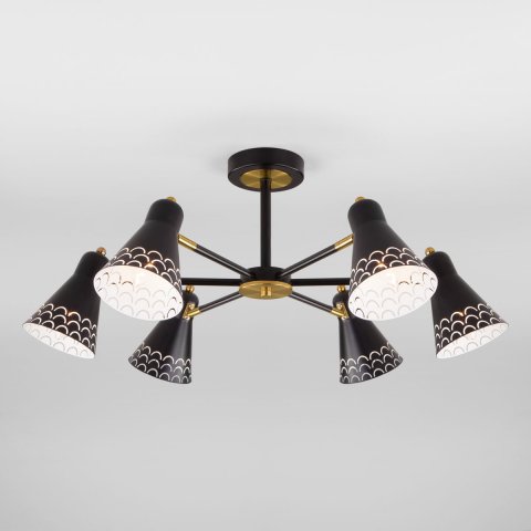 Потолочная люстра Eurosvet Trina 70100/6 черный