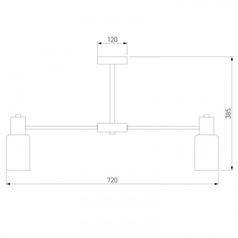 Потолочная люстра Eurosvet Vegga 70160/8 латунь