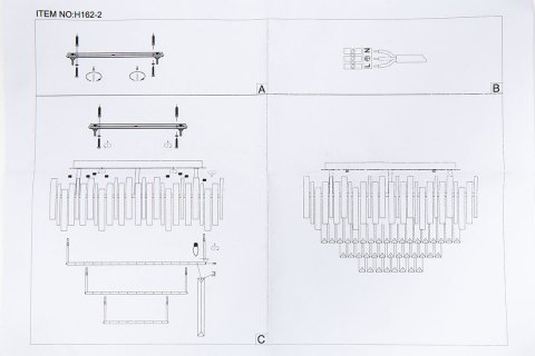 Потолочная люстра Hiper Grace H162-2