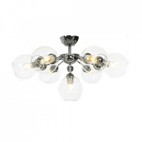 Потолочная люстра Lumina Deco Devoli 8040-7 CHR+PR