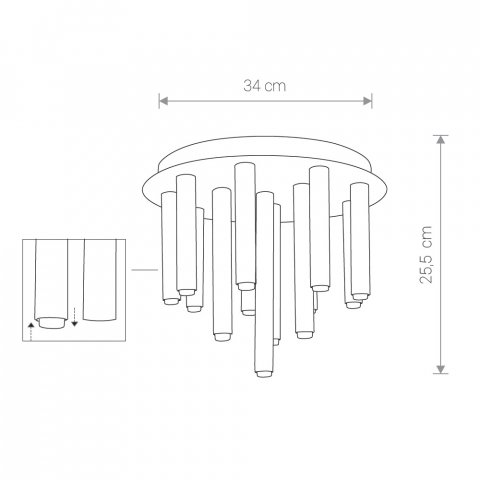Потолочная люстра Nowodvorski Stalactite 8356