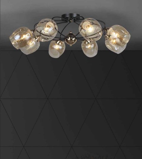 Потолочная люстра Seven Fires Klimin WD3528/8C-CF-FGD-AM