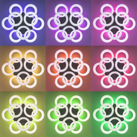 Потолочная светодиодная люстра Citilux Паркер Смарт CL225A195E