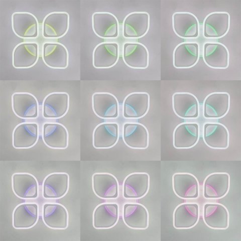 Потолочная светодиодная люстра Citilux Ромби Смарт CL236A140E