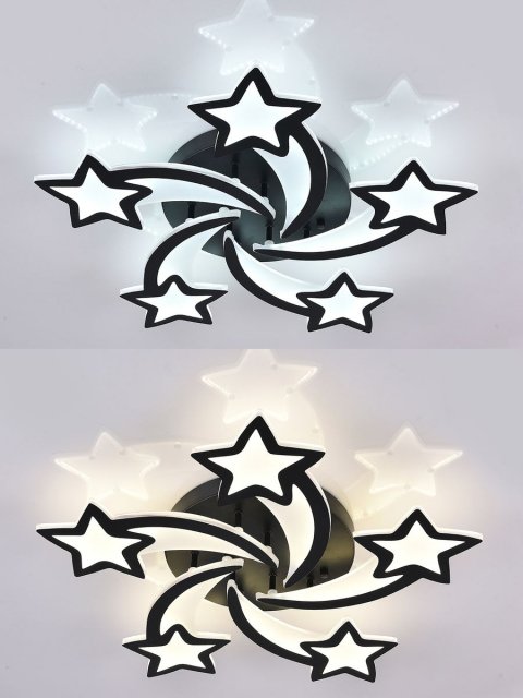 Потолочная светодиодная люстра Natali Kovaltseva Innovation Style 83018 Black