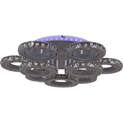 Потолочная светодиодная люстра Reluce 03900-0.3-6+3A WH+CR (RGB)