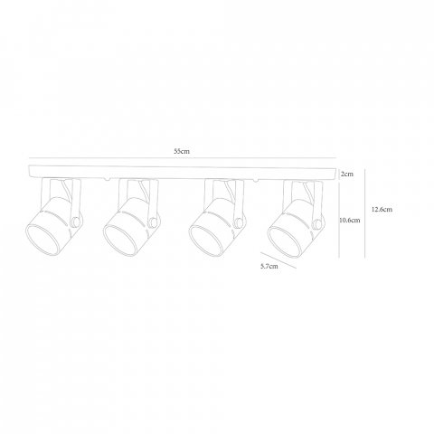 Потолочный светильник Arte Lamp A1311PL-4WH