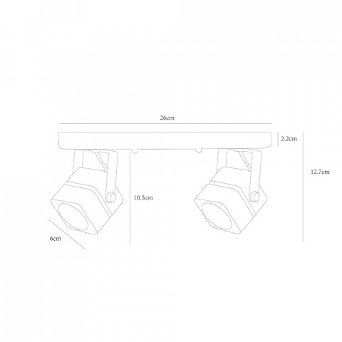 Потолочный светильник Arte Lamp A1315PL-2BK