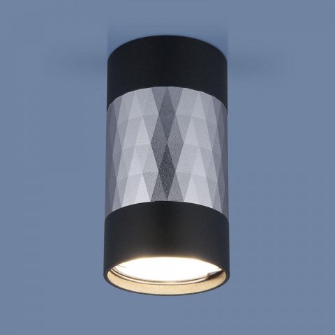 Потолочный светильник Elektrostandard Mizar DLN110 GU10 черный/серебро a047745