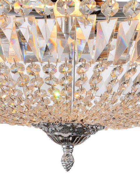 Потолочный светильник Natali Kovaltseva Rococo 81406/6C Chrome