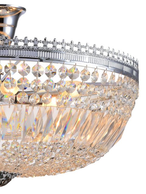 Потолочный светильник Natali Kovaltseva Rococo 81406/8C Chrome