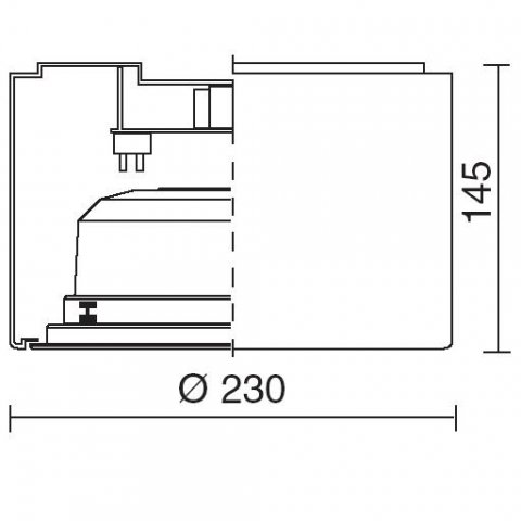 Потолочный светильник Side Net Range 63035