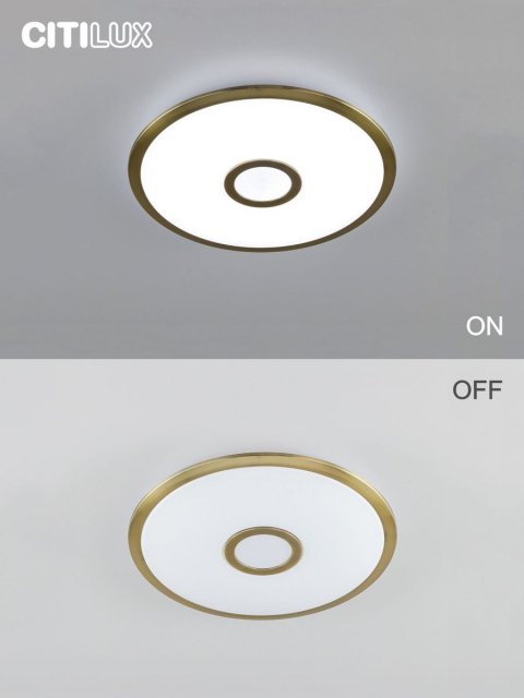 Потолочный светодиодный светильник Citilux Старлайт Смарт CL703A43G