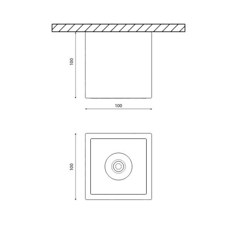 Потолочный светодиодный светильник DesignLed DL-SPL SPL-CB-18-BL-WW 002848